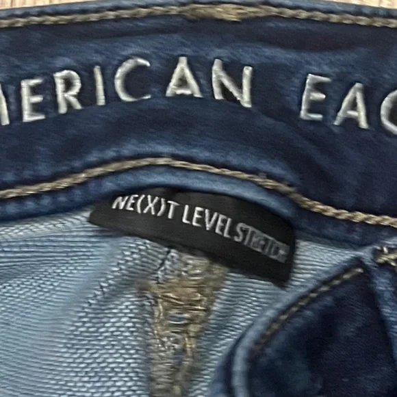 American Eagle Hi Rise skinny jeans size 0 - Picture 3 of 6